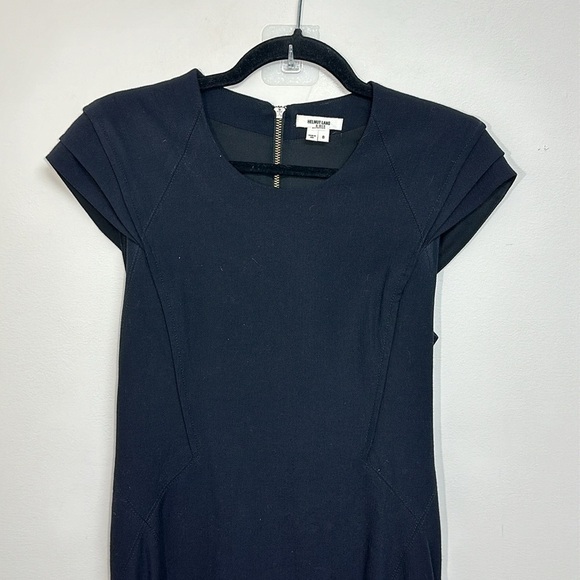 Helmut Lang Pix Form Suiting Dress Black 8 - Picture 2 of 5